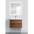 Тумба подвесная с раковиной BelBagno KRAFT-700-2C-SO-RT 70 см, Rovere Tabacco фото 2