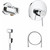 Набор для гигиенического душа Grohe BauClassic 124434 -  Набор для гигиенического душа Grohe BauClassic 124434 фото
