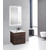 Тумба подвесная с раковиной BelBagno ETNA39-500/390-2C-SO-RW-P 50 см, Rovere Moro, Цвет фасада: Rovere Moro фото 2