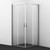 Душевое ограждение WasserKraft Lippe 90х90 см 45S03, хром/прозрачное -  Душевое ограждение WasserKraft Lippe 90х90 см 45S03, хром/прозрачное фото