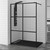 Душевая перегородка RGW WA-11B 80х200 см 32101180-84 с кронштейном в комплекте, черный/прозрачное -  Душевая перегородка RGW WA-11B 80х200 см 32101180-84 с кронштейном в комплекте, черный/прозрачное фото