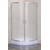 Душевое ограждение Loranto CS-8005S 80х80 см, сатин/матовое -  Душевое ограждение Loranto CS-8005S 80х80 см, сатин/матовое фото