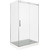 Душевое ограждение Bas Altair WTW+SP C-CH 140х80 см (стекло 8 мм) хром/прозрачное фото 
