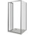 Душевое ограждение Bas Infinity SD+SP C-CH 80х80 см, хром/прозрачное фото 3