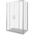 Душевое ограждение Bas Infinity WTW-TD+SP C-CH 170х80 см, хром/прозрачное фото 
