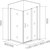 Душевое ограждение Bas Latte WTW+SP G-WE 120х80 см алюминий/матовое фото 4