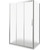 Душевое ограждение Bas Orion WTW+SP G-CH 130х80 см хром/матовое фото 