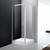 Душевое ограждение Cezares 90х90 см MOLVENO-A-1-90-C-Cr-IV , хром/прозрачное фото 