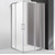 Душевое ограждение Cezares Molveno AH-21 120х100 см, хром/матовое фото 