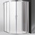 Душевое ограждение Cezares Molveno R-22 100х100 см, хром/матовое фото 