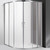 Душевое ограждение Cezares Molveno R-22 130х130 см, хром/матовое фото 