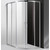 Душевое ограждение Cezares Molveno RH-2 120х90 см, хром/прозрачное фото 