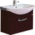 Тумба подвесная с раковиной Акватон Ария 65 см 1A1340K0AA430, коричневый -  Тумба подвесная с раковиной Акватон Ария 65 см 1A1340K0AA430, коричневый фото