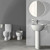 Унитаз-компакт Sanita Luxe Art Luxe WC.CC/Art/2-DM/WHT.G/S1 с крышкой микролифт фото 5
