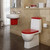 Унитаз-компакт Sanita Luxe Best Luxe WC.CC/Best/2-DM/RED.G/S1 с крышкой микролифт (цвет красный) фото 3