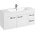 Тумба подвесная с раковиной Акватон Диор 120 см 1A1106K2DR010, белый фото 
