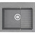 Кухонная мойка Акватон Делия 1A715232LD230, серый, Цвет производителя: серый - 2 Кухонная мойка Акватон Делия 1A715232LD230, серый, Цвет производителя: серый фото 2