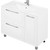 Тумба напольная с раковиной Mirsant Адель 100 см (раковина More 100) белый фото 