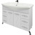 Тумба напольная с раковиной Mirsant Сандра 100 см, белый фото 