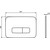 Кнопка смыва Ideal Standard Oleas M3 R0123AA, хром - 3 Кнопка смыва Ideal Standard Oleas M3 R0123AA, хром фото 3
