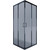 Душевое ограждение Alex Baitler 90х90 см AB114-B90, черный/тонированное фото 