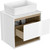 Тумба подвесная со столешницей Cersanit Louna 60 см SP-SZ-LOU60-BL/Wh - 6 Тумба подвесная со столешницей Cersanit Louna 60 см SP-SZ-LOU60-BL/Wh фото 6