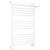 Полотенцесушитель водяной Сунержа Богема с полкой+ П14 800х500 мм 12-0223-8050, белый фото 
