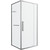 Душевое ограждение Bravat Line 90х90 см BS090.2116A, хром/прозрачное фото 
