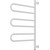 Полотенцесушитель электрический Сунержа Парео 4.0-3С П6 770х530 мм 30-0823-0773, белый матовый фото 