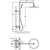 Душевая стойка с термостатом Cezares SIESTA-F-CD-T-01 - 2 Душевая стойка с термостатом Cezares SIESTA-F-CD-T-01 фото 2