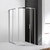 Душевое ограждение Cezares 110х90 см MOLVENO-RH-1-110/90-C-Cr-IV, хром/прозрачное фото 