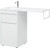 Тумба напольная с раковиной-столешницей Aquanet Токио 110 см 239289 L, белый - 10 Тумба напольная с раковиной-столешницей Aquanet Токио 110 см 239289 L, белый фото 10
