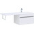 Тумба подвесная с раковиной-столешницей Aquanet Токио 130 см 236917 R, белый фото 3