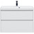 Тумба подвесная с раковиной Aquanet Гласс 90 см 196960, белый - 3 Тумба подвесная с раковиной Aquanet Гласс 90 см 196960, белый фото 3