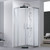 Душевое ограждение Aquanet Delta NPE2142 90x90 см (стекло 8 мм), хром/прозрачное фото 