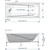 Ванна акриловая Loranto Calgary 160x70 см, Размер - мм: 1600х700 фото 8