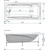 Ванна акриловая Loranto Granby 180x80 см фото 10