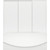 Шторка для ванны Bas Ямайка 1800х1450 мм, белый/матовое (пластик) фото 