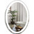 Зеркало Azario Италия Led 57 см (с подсветкой, часами и сенсорным выключателем) -  Зеркало Azario Италия Led 57 см (с подсветкой, часами и сенсорным выключателем) фото