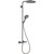 Душевая стойка с термостатом Hansgrohe Raindance Select S Showerpipe 240 1jet PowderRain 27633340, черный хром -  Душевая стойка с термостатом Hansgrohe Raindance Select S Showerpipe 240 1jet PowderRain 27633340, черный хром фото