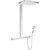Душевая стойка с термостатом Hansgrohe Rainmaker Select Showerpipe 460 2jet 27109400, белый/хром -  Душевая стойка с термостатом Hansgrohe Rainmaker Select Showerpipe 460 2jet 27109400, белый/хром фото