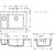 Кухонная мойка Hansgrohe S51 S510-F635 43315170, чёрный графит фото 7