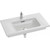 Тумба подвесная с раковиной Jacob Delafon Vox 80 см EB2028-RA-G1C, белый лак фото 3