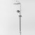 Душевая стойка WasserKraft A039, белый/хром фото 2