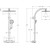 Душевая стойка с термостатом Jacob Delafon Talan E20642-CP - 7 Душевая стойка с термостатом Jacob Delafon Talan E20642-CP фото 7