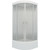 Душевая кабина Triton Лайт В ДН4 100х100 см, белый/матовое фото 
