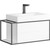 Тумба подвесная с раковиной Aqwella Clarberg Logic 80 см LOG0108R -  Тумба подвесная с раковиной Aqwella Clarberg Logic 80 см LOG0108R фото