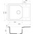 Кухонная мойка Omoikiri Yonaka 65-GR 4993346, leningrad grey, Цвет производителя: Leningrad Grey - 2 Кухонная мойка Omoikiri Yonaka 65-GR 4993346, leningrad grey, Цвет производителя: Leningrad Grey фото 2