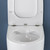Унитаз подвесной безободковый ceramicanova Moments Rimless CN3003 с тонкой крышкой микролифт фото 5