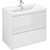 Тумба подвесная с раковиной Velvex Klaufs 80 см tpKLA.80.2Y-616.216, белый глянец -  Тумба подвесная с раковиной Velvex Klaufs 80 см tpKLA.80.2Y-616.216, белый глянец фото